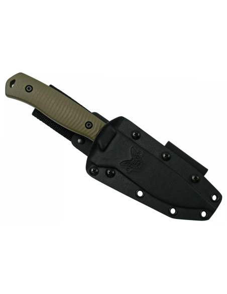Messer Benchmade Anonimus 539GY Klinge 12,7cm Griff G10 grün + Etui boltaron