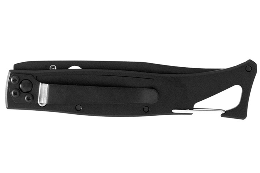 Lug SP1TBB navaja plegable negro mate y titanio negro azul 11cm con clip