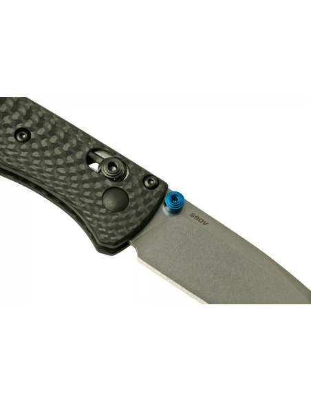 Benchmade taittoveitsi Mini Bugout 533-3 musta hiilikuitukahva 9cm