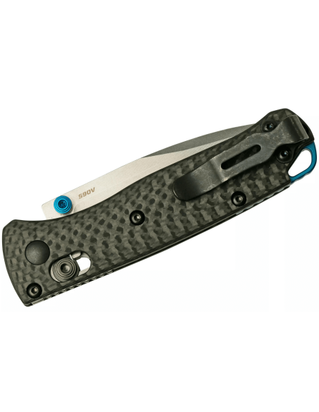 Benchmade vouwmes Mini Bugout 533-3 zwart koolstofvezel handvat 9cm