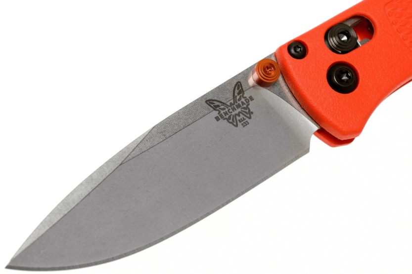 Benchmade fällkniv Mini Bugout 533 orange grivory handtag 9cm