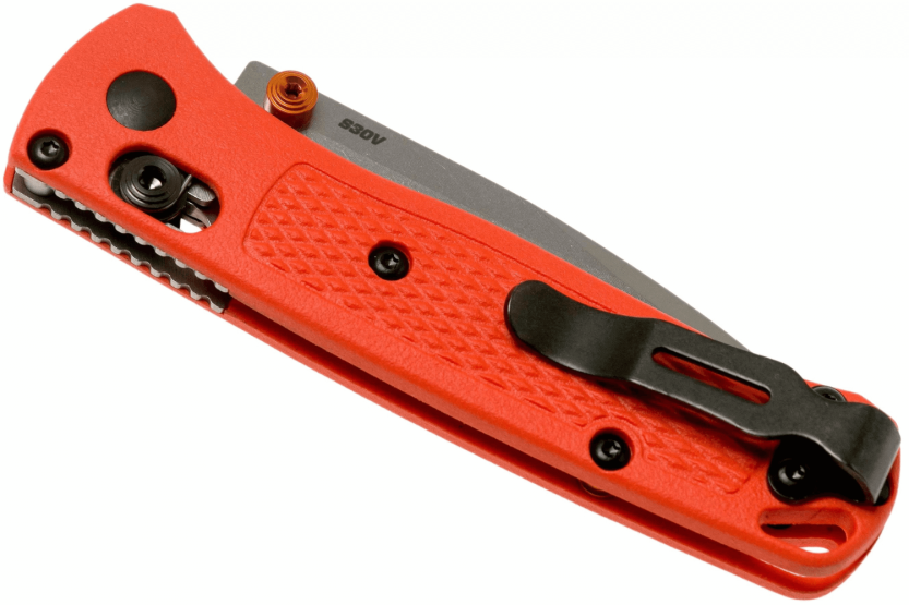 Benchmade foldekniv Mini Bugout 533 orange grivory håndtag 9cm