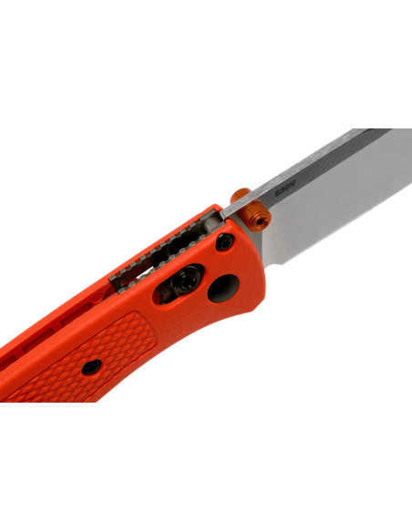 Benchmade taittoveitsi Mini Bugout 533 oranssi grivory kahva 9cm