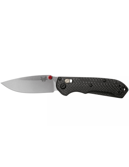 Benchmade Mini Freek 565-1 foldekniv 10 cm sort kulfiberhåndtag med clips