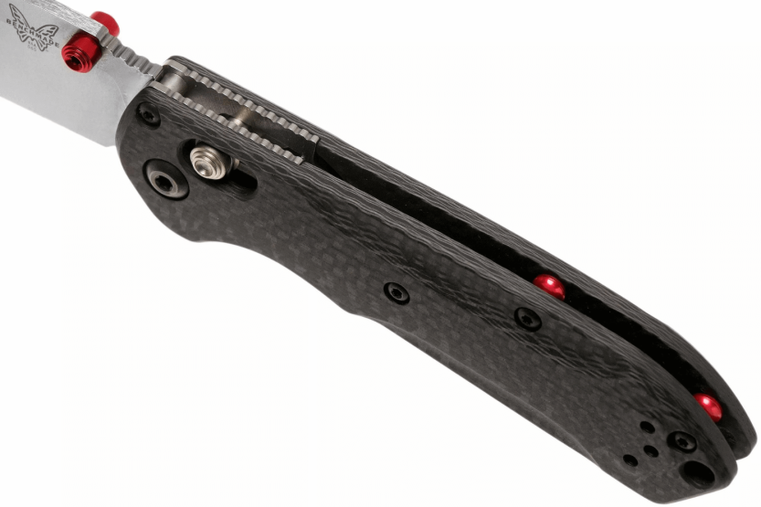 Benchmade Mini Freek 565-1 foldekniv 10 cm sort kulfiberhåndtag med clips