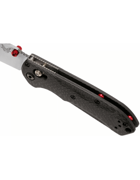 Benchmade Mini Freek 565-1 fällkniv 10cm svart kolfiberhandtag med clips