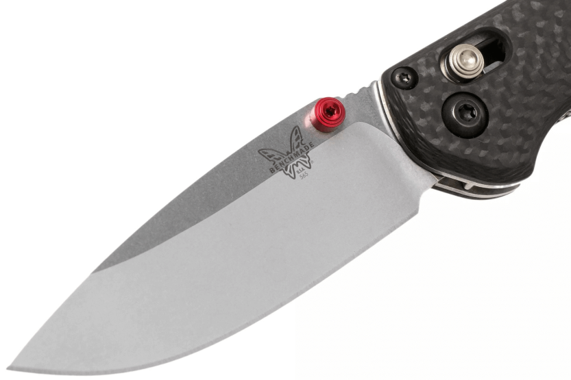 Benchmade Mini Freek 565-1 folding knife 10cm black carbon fiber handle with clip