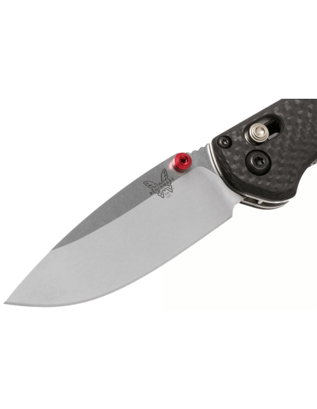 Benchmade Mini Freek 565-1 foldekniv 10 cm sort kulfiberhåndtag med clips