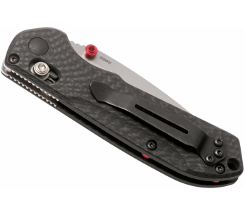 Benchmade Mini Freek 565-1 taittoveitsi 10cm musta hiilikuitukahva klipsillä varustettuna 2