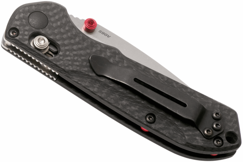 Navaja Benchmade Mini Freek 565-1 10cm mango de fibra de carbono negro con clip