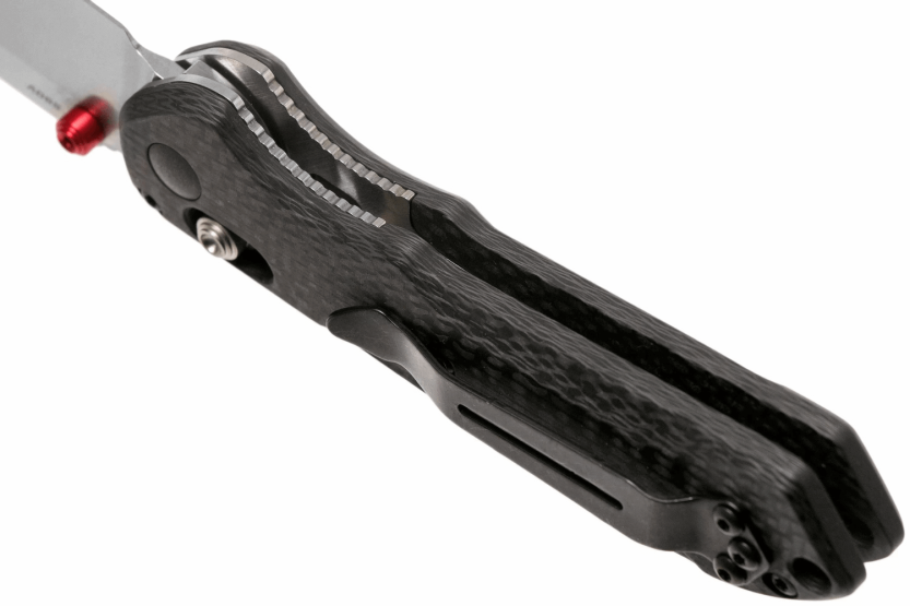 Benchmade Mini Freek 565-1 foldekniv 10 cm sort kulfiberhåndtag med clips