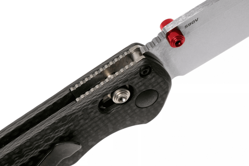Benchmade Mini Freek 565-1 foldekniv 10 cm sort kulfiberhåndtag med clips