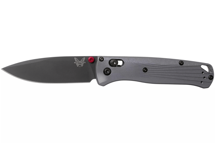 Benchmade Bugout 535BK-4 fällkniv 10,7 cm, grå anodiserat aluminiumhandtag