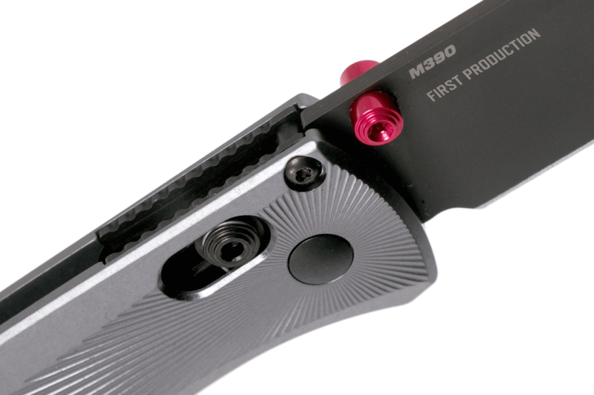 Benchmade Bugout 535BK-4 fällkniv 10,7 cm, grå anodiserat aluminiumhandtag