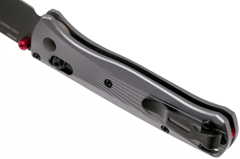 Benchmade Bugout 535BK-4 coltello pieghevole 10,7 cm manico in alluminio anodizzato grigio