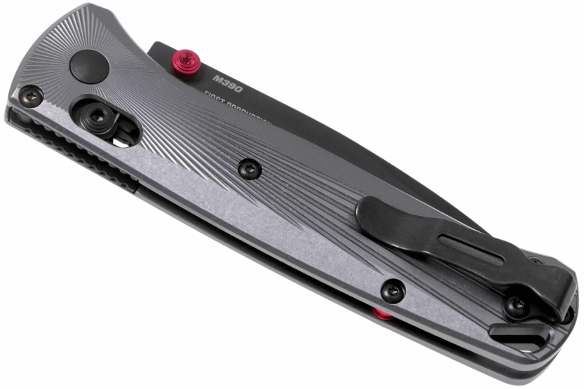 Klappmesser Benchmade Bugout 535BK-4 Griff aus eloxiertem Aluminium grau 10,7cm