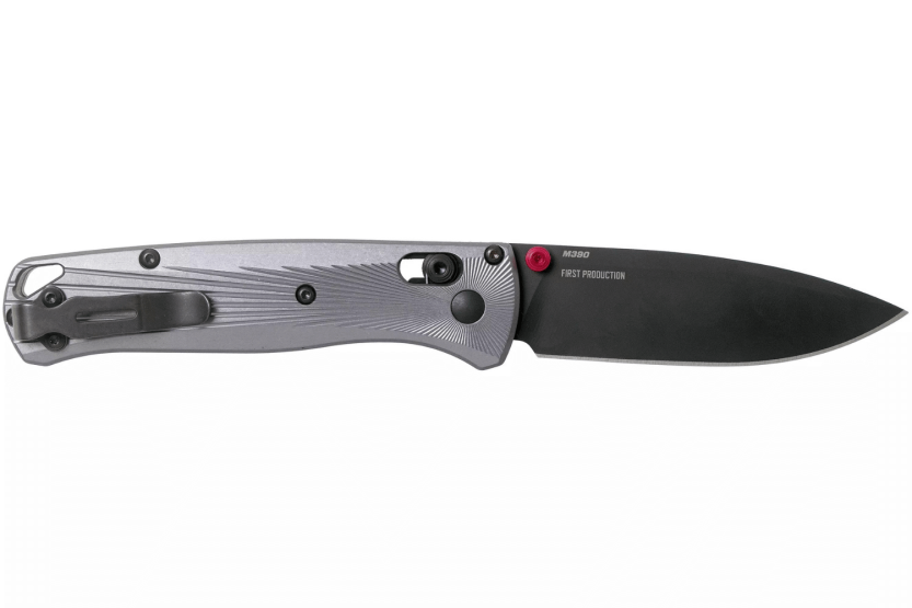 Benchmade Bugout 535BK-4 coltello pieghevole 10,7 cm manico in alluminio anodizzato grigio