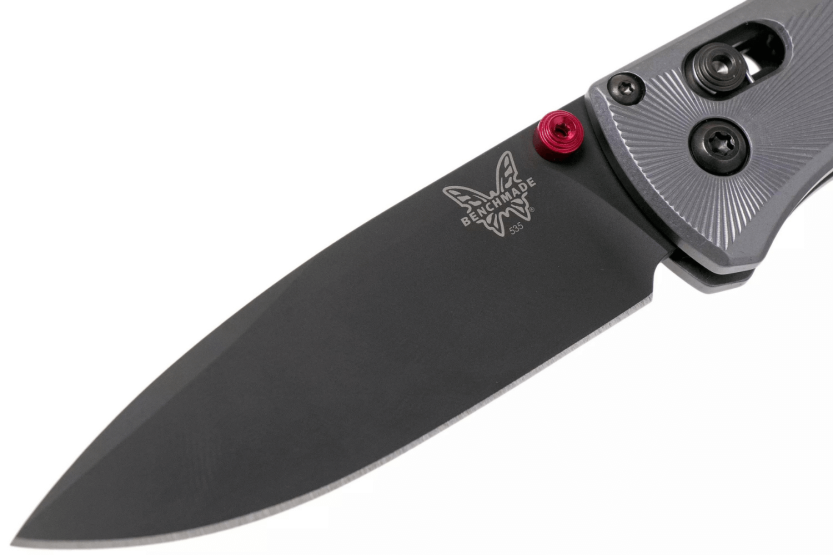 Benchmade Bugout 535BK-4 folding knife 10.7cm grey anodized aluminum handle