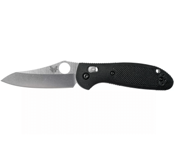 Benchmade Mini Griptilian vouwmes 555-S30V zwart glasversterkte nylon handvat 9,8cm