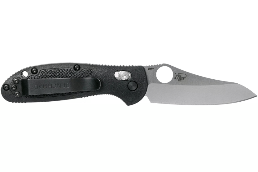 Benchmade Mini Griptilian vouwmes 555-S30V zwart glasversterkte nylon handvat 9,8cm