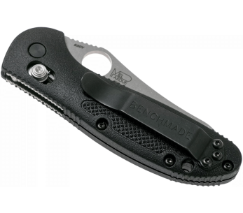 Benchmade Mini Griptilian vouwmes 555-S30V zwart glasversterkte nylon handvat 9,8cm 2