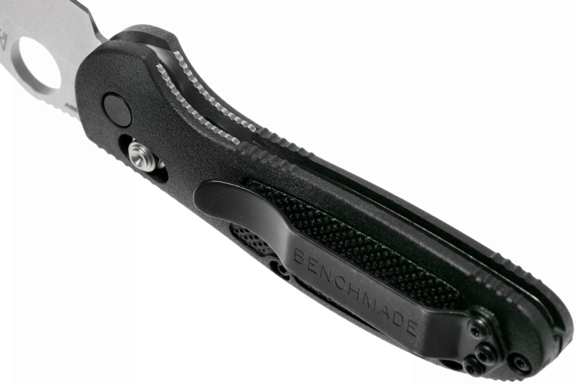 Benchmade Mini Griptilian 555-S30V coltello pieghevole 9,8 cm manico in nylon rinforzato con vetro nero