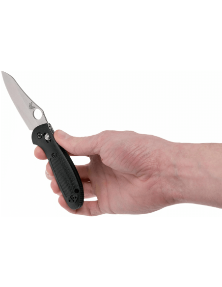 Benchmade Mini Griptilian vouwmes 555-S30V zwart glasversterkte nylon handvat 9,8cm
