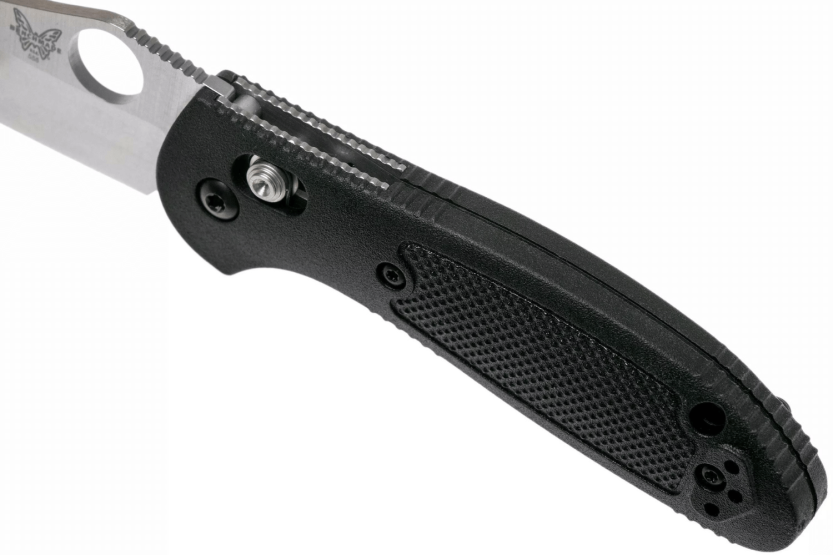 Benchmade Mini Griptilian 555-S30V coltello pieghevole 9,8 cm manico in nylon rinforzato con vetro nero