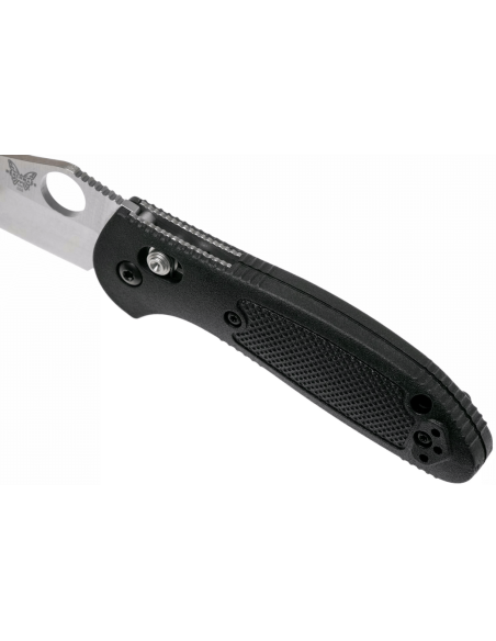 Benchmade Mini Griptilian 555-S30V coltello pieghevole 9,8 cm manico in nylon rinforzato con vetro nero