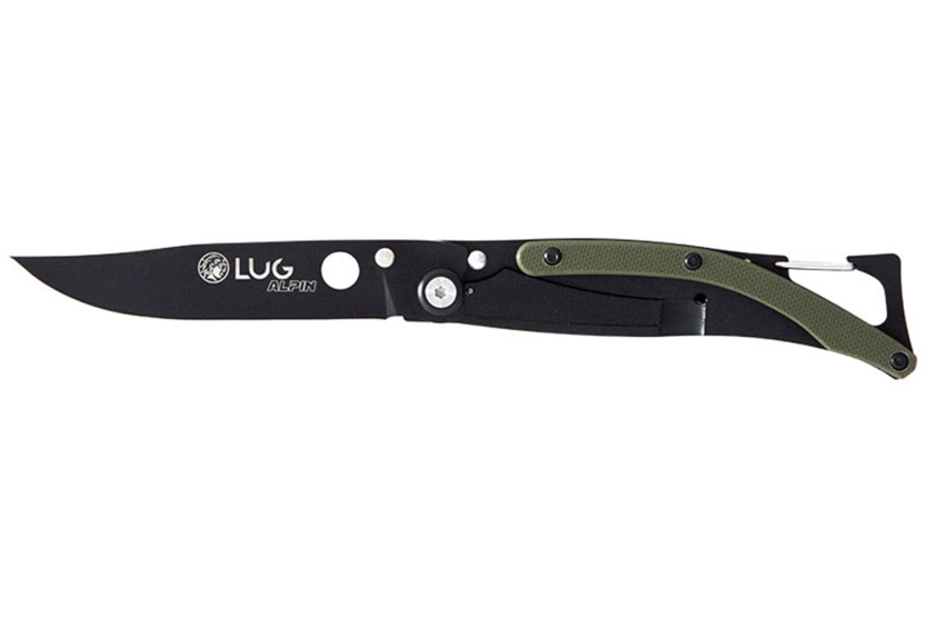 Lug SP1TK vouwmes mat zwart kaki zwart titanium 11cm met clip