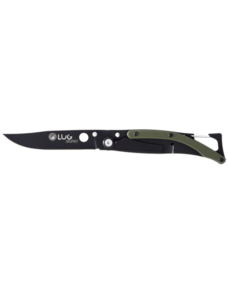 Klappmesser Lug SP1TK mattschwarz khaki black titanium 11cm mit Clip