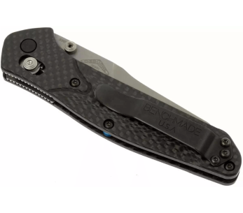 Benchmade Osborne 940-1 vouwmes tanto lemmet zwart koolstofvezel handvat 11cm 2