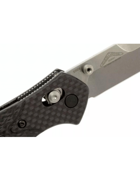 Benchmade Osborne 940-1 foldekniv tantoblad svart karbonfiberhåndtak 11 cm