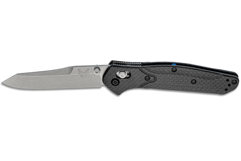 Benchmade Osborne 940-1 foldekniv tanto-blad sort kulfiberhåndtag 11 cm