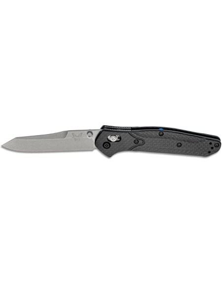 Navaja Benchmade Osborne 940-1 con hoja tanto y mango de fibra de carbono negro 11cm