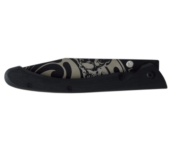 Lug Cuchillo plegable Bad boy LUC63LTB2LC Mango G10 y acero negro 12cm 2