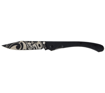 Lug Bad boy foldekniv LUC63LTB2LC G10-håndtak og svart stål 12 cm