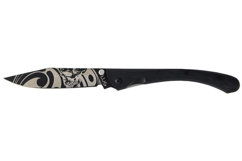 Lug Bad boy foldekniv LUC63LTB2LC G10-håndtak og svart stål 12 cm