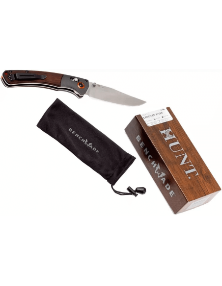 Benchmade Crooked River vouwmes 15080-2 13.5cm houten handvat