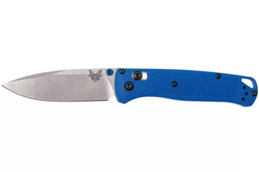 Benchmade Bugout 535 fällkniv 10,7cm blå Grivory handtag