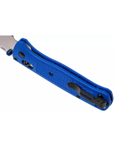 Benchmade Bugout 535 fällkniv 10,7cm blå Grivory handtag