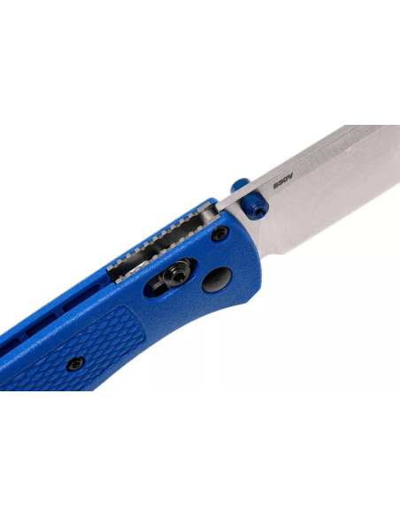 Benchmade Bugout 535 foldekniv 10,7 cm blå Grivory håndtag