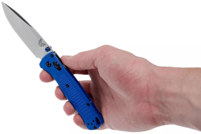 Klappmesser Benchmade Bugout 535 Griff Grivory blau 10,7cm