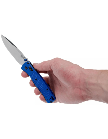 Benchmade Bugout 535 fällkniv 10,7cm blå Grivory handtag