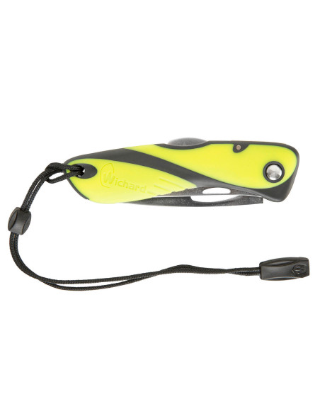 Wichard Offshore folding knife 10122 semi-blade with demanilleur phosphorescent handle