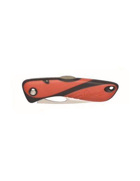 Wichard Offshore foldekniv 10129 halvslebet klinge med shredder-orange håndtag