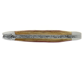 Forge de Laguiole folding knife 11cm oak barrel handle 2