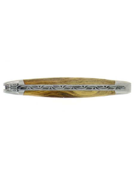 Navaja plegable Forge de Laguiole con mango de madera de pistacho 11cm