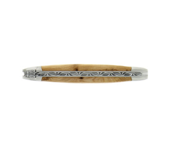 Coltello pieghevole Forge de Laguiole con manico in legno di ginepro 11 cm 2