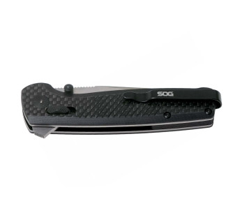 SOG Terminus XR SGTM1025 taittoveitsi G10/carbon kahva 10.8cm musta 2